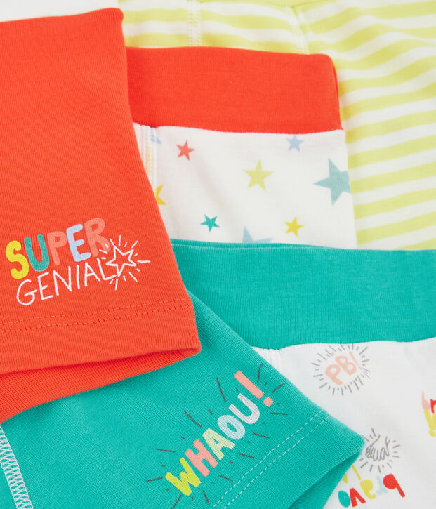 Confezione da 5 boxer bambino multicolore