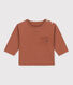 T-shirt maniche lunghe bebè in cotone