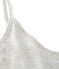 Chemise à bretelles femme en coton léger grigio BELUGA CHINE