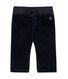 Pantalone per bebé maschio in doppio velluto stretch