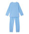 Pigiama bambina millerighe blu DELPHINIUM/bianco ECUME