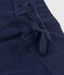 Pantaloni in cotone BIO donna blu SMOKING