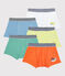 Confezione da 5 boxer frutti bambino variante 1