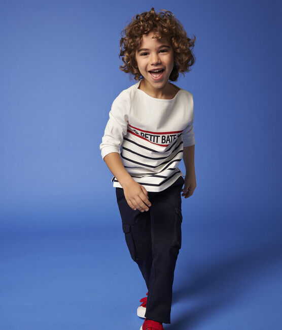 T-shirt in jersey bambina - bambino bianco MARSHMALLOW