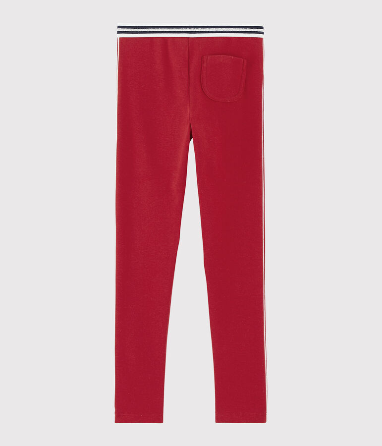 Jeggings in cotone elasticizzato bambina rosso TERKUIT