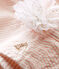 Cappello rigato bambina bianco MARSHMALLOW/rosa ROSAKO