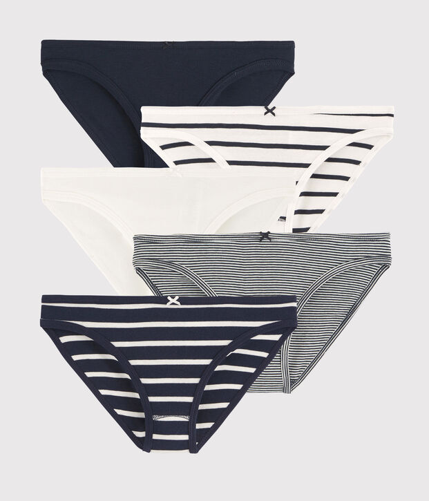 Confezione da 5 slip Donna multicolore