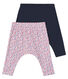 Confezione a sorpresa di 2 legging bebè bambina