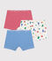 Confezione di 3 shorty Parigi in cotone bambino variante 1