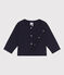 Cardigan in cotone neonato blu SMOKING