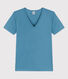 T-shirt L'ICONIQUE scollo a V in cotone donna