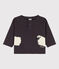 T-shirt maniche lunghe bebè in cotone grigio DUMBO
