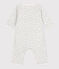 Bodyjama stampato, senza piedi, in cotone, per neonati bianco MARSHMALLOW/bianco MULTICO