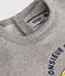 Maglia Monsieur Madame in tessuto felpato neonato grigio CHATON CHINE