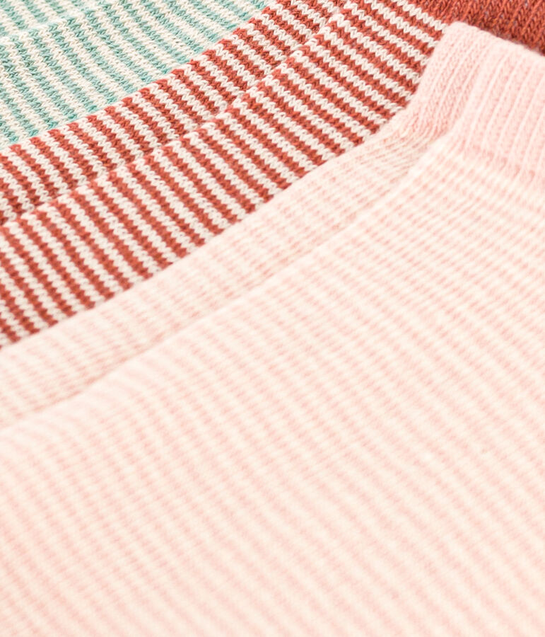 Confezione da 3 paia di calzini millerighe bambino unisex multicolore