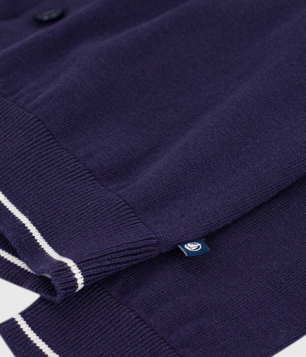 Cardigan in cotone tinta unita bambino SOIR