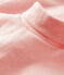 Body manica lunga e collo alto bebè rosa MINOIS/bianco MARSHMALLOW