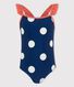 Costume intero bambina a pois