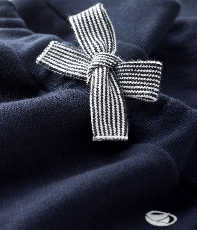 Pantalone beb&egrave; maschio in molleton blu