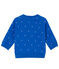 Cardigan bébé garçon en tubique blu DELFT/bianco LAIT
