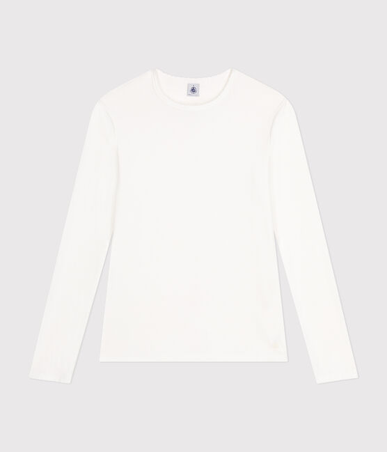 T-shirt L'ICONIQUE cocotte in cotone Donna bianco ECUME