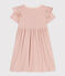 Abito bambina a maniche corte in cotone rosa SALINE