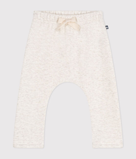 Pantaloni bebè in tessuto felpato morbido e caldo beige MONTELIMAR CHINE