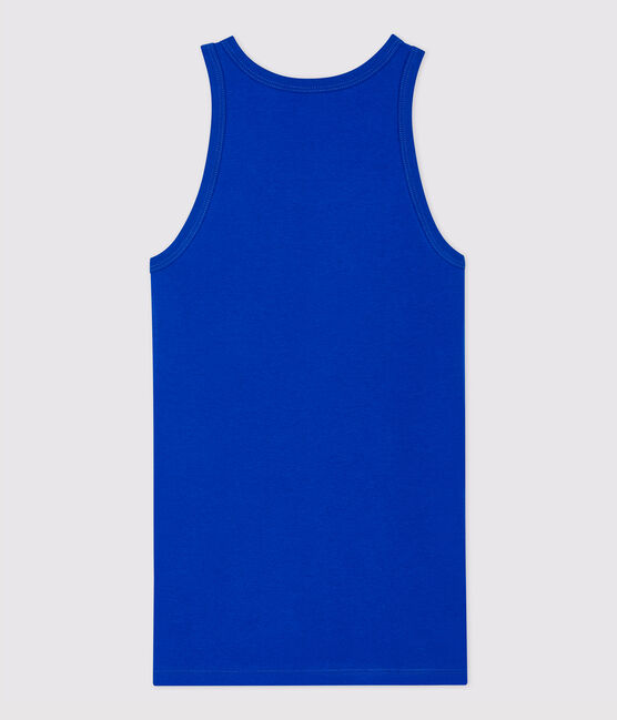 Canottiera iconica in cotone Donna blu SURF