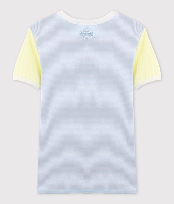 T-shirt iconica in cotone a righe Donna rosa GRETEL/bianco MARSHMALLOW
