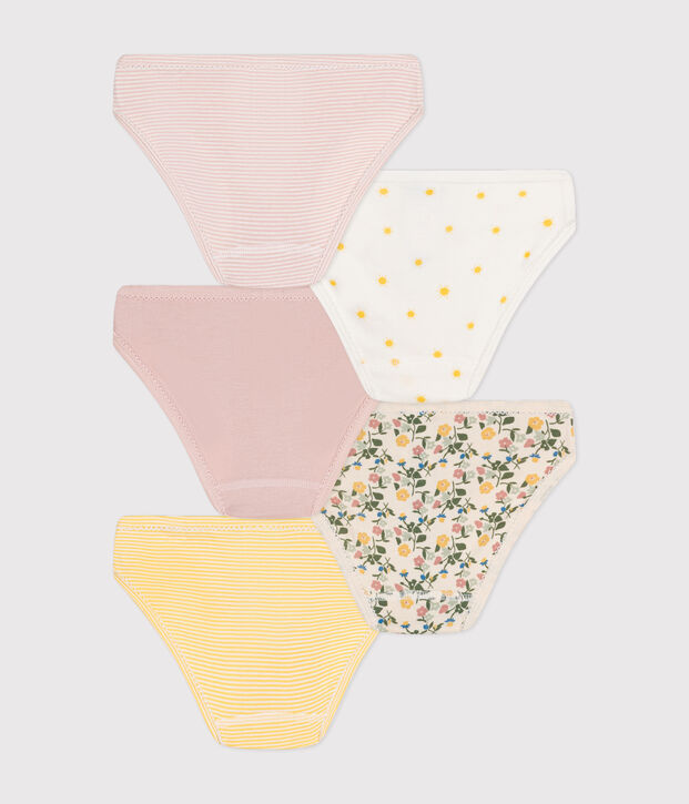 Confezione da 5 slip bambino in cotone multicolore