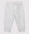 Pantaloni in molleton bebè femmina/maschio grigio POUSSIERE CHINE
