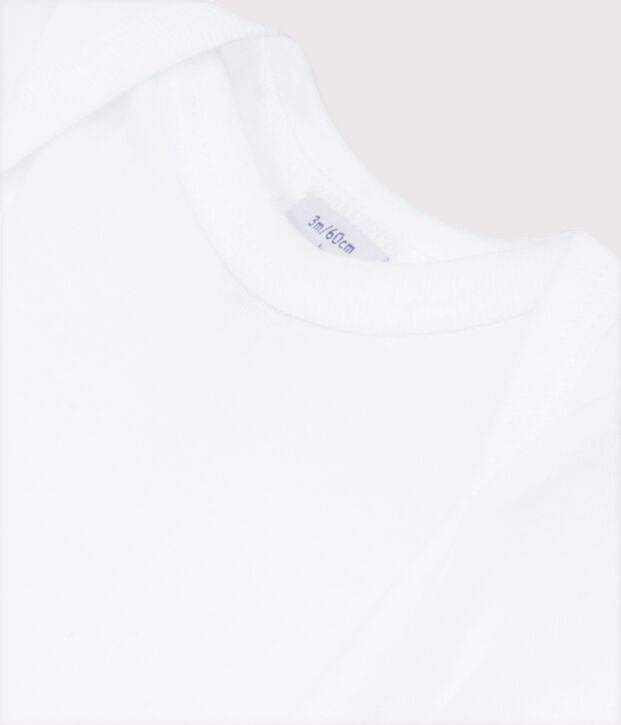 Body bianco manica corta beb&egrave; bianco