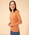 T-shirt L'ICONIQUE girocollo in cotone Donna rosa SIENNA