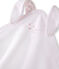 Doudou bebè rosa VIENNE/bianco ECUME