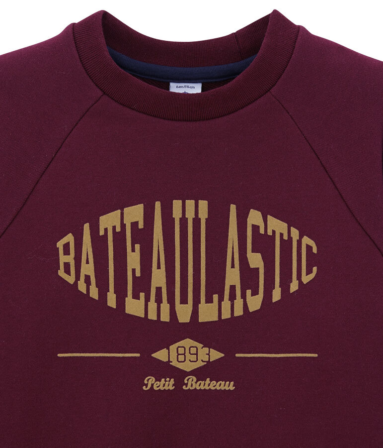 Sweat shirt enfant gar&ccedil;on rosso