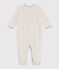 Pigiama in ciniglia tinta unita neonato beige MONTELIMAR CHINE