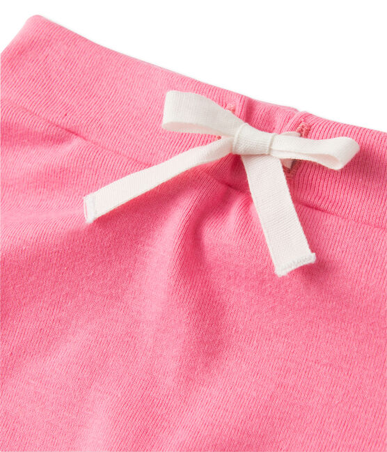 Coordinato per bebè femmina shorts e t-shirt arancione BRAZILIAN/rosa PETAL