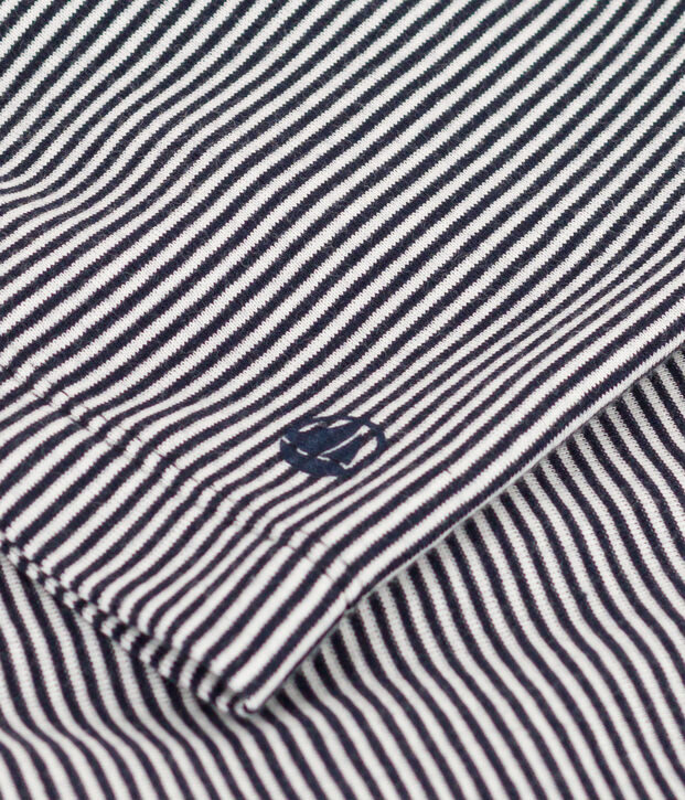 Kimono a righe donna blu/bianco