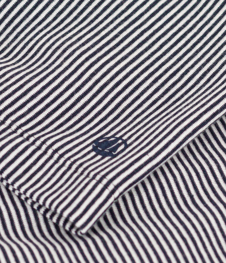 Kimono a righe donna blu/bianco