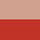 beige / rosso