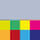 blu / multicolore