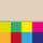 beige / multicolore