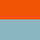 arancione / blu