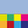 blu / multicolore