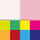 multicolore / rosa / multicolore