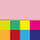 rosa / multicolore