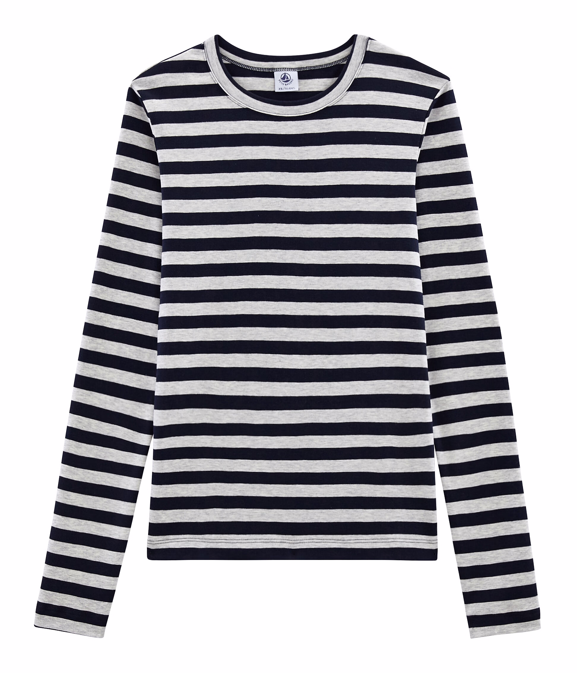 T shirt manica lunga iconica donna SMOKING BELUGA Petit Bateau