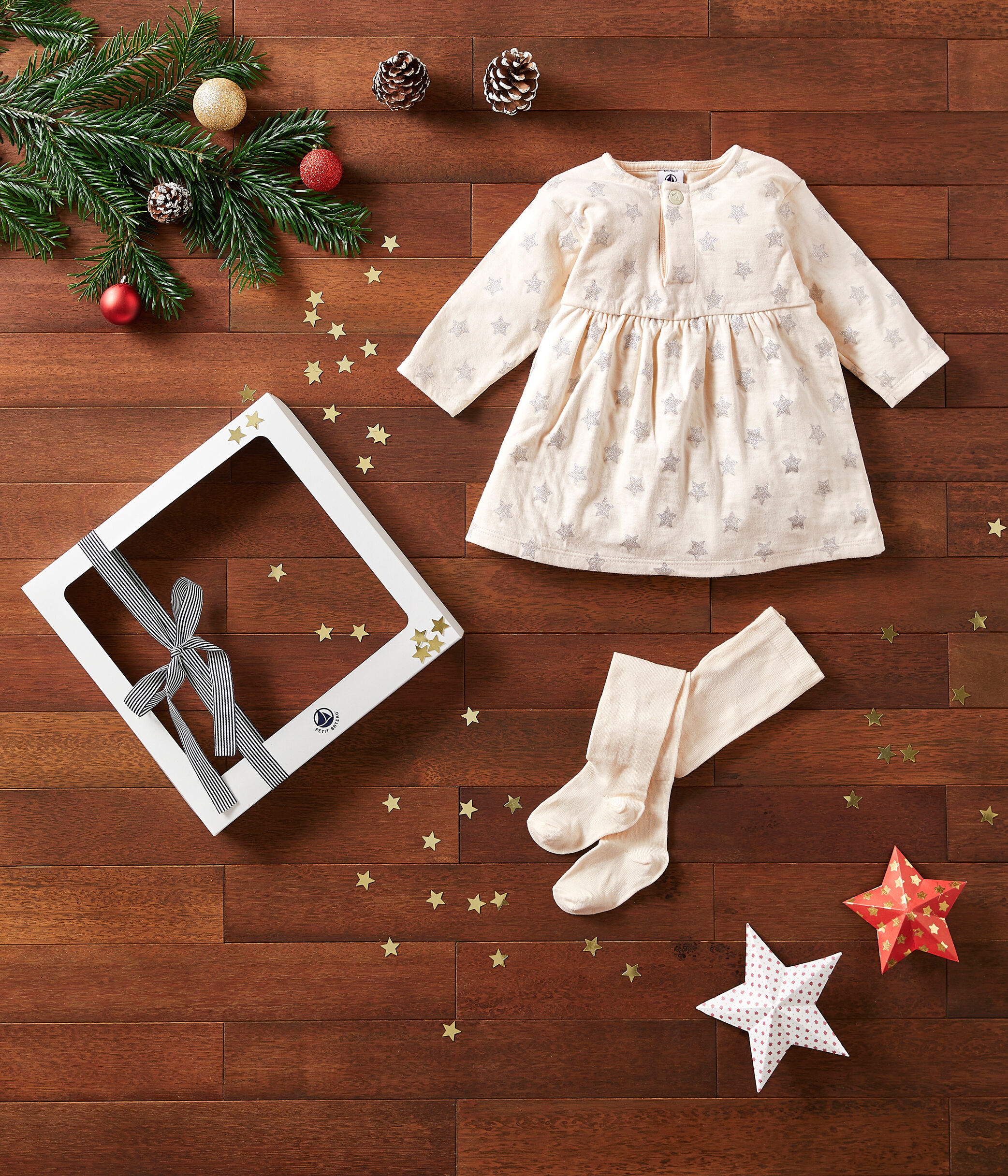 Confezione regalo beb con abito e collant A0BRW00