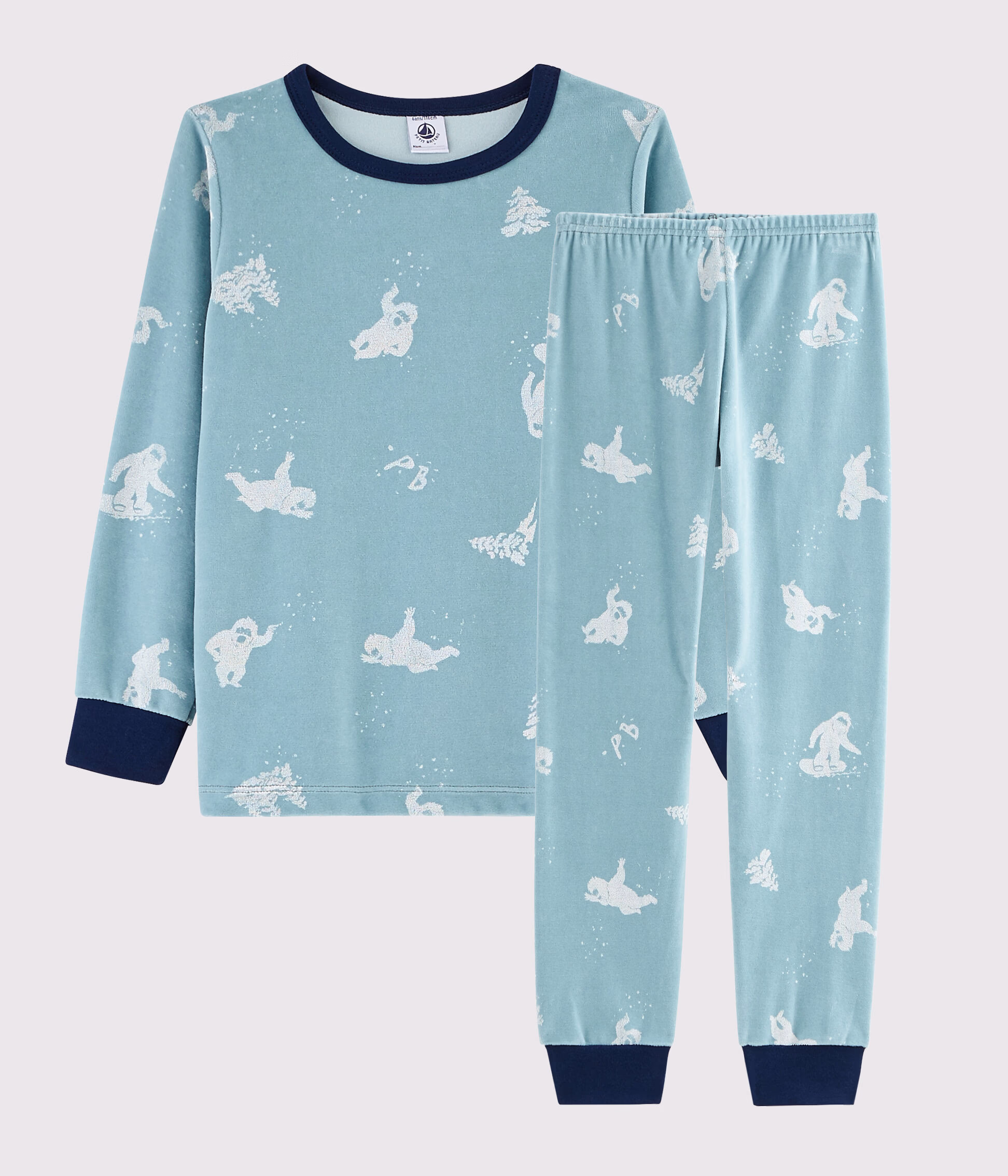 Pigiama fantasia yeti in ciniglia bambino 5724201040