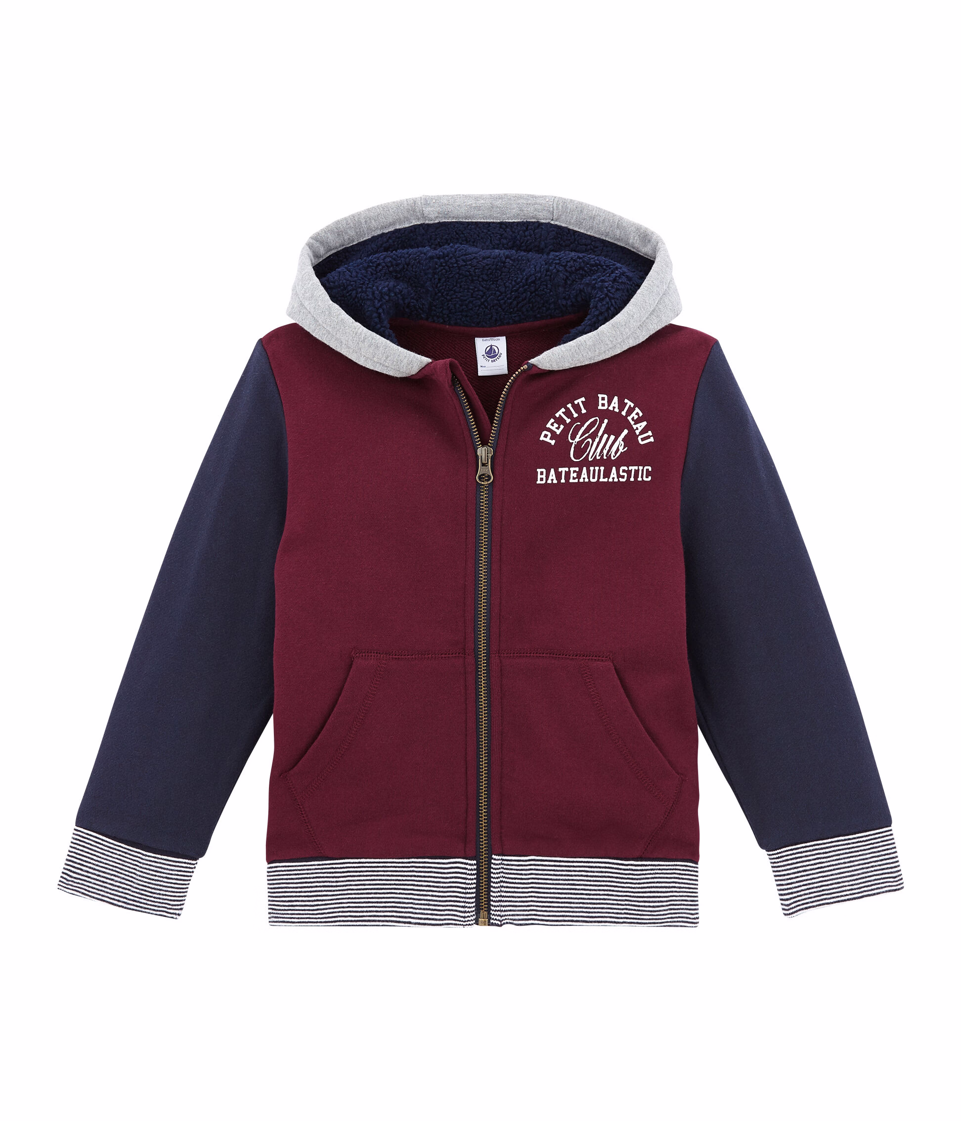 Felpa con zip fino al cappuccio bambino new arrivals